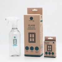 Čisticí sada Powerton Eco, 500ml, láhev s rozprašovačem + 6 ks tablet (3 litry), okna, skl (4)