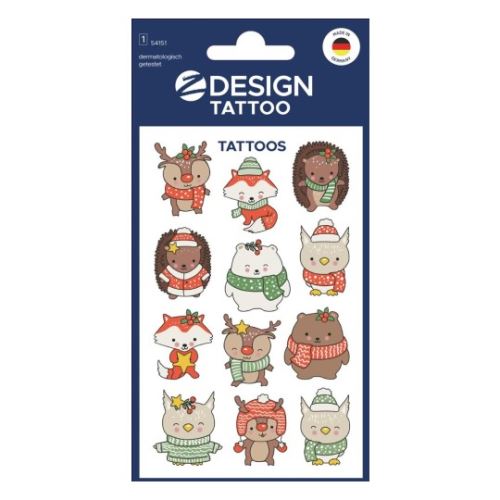 AVERY Z-DESIGN Vánoční tetování "Zvířátka"