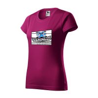 Tričko EERINESS, dámské, fuchsia red, vel. L (1)