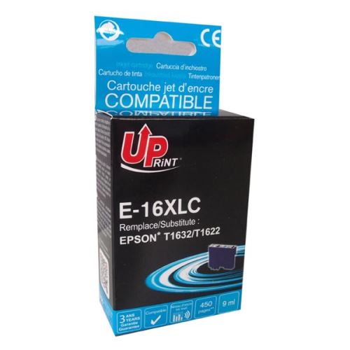 UPrint kompatibilní ink s C13T16324010, T163240, 16XL, E-16XLC, cyan, 450str., 9ml