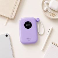 Powerton ENERGY PASTEL EDITION Powerbanka 10000mAh, 2x USB-C, 22.5W, integrované kabely, f (2)