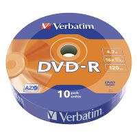 VERBATIM 43729 - DVD-R Matt Silver 4.7GB 16x cake box 10-pack bez možnosti potisku 1