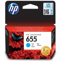 HP inkoustová kazeta 655 azurová CZ110AE originál HP inkoustová kazeta 655 azurová CZ110AE originál