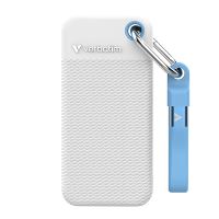 VERBATIM 32321 - 2000GB SSD Externí Pocket SSD letní edice bílý obsahuje 2x gumový kryt