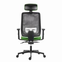 Powerton Kancelářské ergonomické křeslo Lucie, Zelené (4)