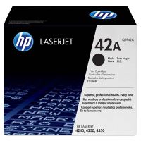 HP originální toner Q5942A, HP 42A, black, 10000str. HP originální toner Q5942A, HP 42A, black, 10000str.