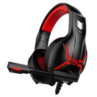 Marvo HG8928, sluchátka s mikrofonem, ovládání hlasitosti, černá, ,podsvícená typ 3.5 mm j (1)