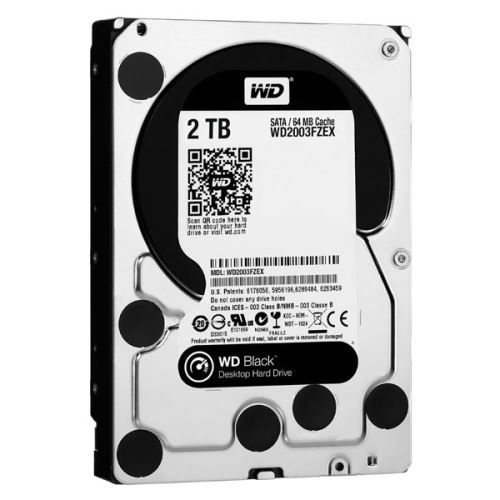 Western Digital interní pevný disk, WD Black, 3.5", SATA III/SATA II, 2TB, 2000GB, WD2003F
