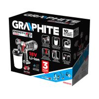 Graphite Stříkací pistole HVLP 58GE103, 1.28kg, 18V (2)