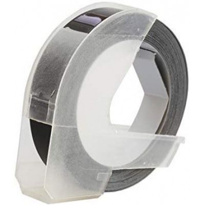 Alternativní páska DYMO Omega A0898130, 9 mm x 3 m, bílý tisk/černý podklad