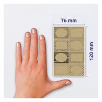 AVERY Z-DESIGN Dekorační etikety, Rámečky zlaté (2)
