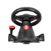 Volant Marvo GT-903, volant s pedály a řadící pákou, 16tl., USB, černý (3)
