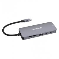 VERBATIM 32152 - USB (3.2) hub 9-port šedý délka kabelu 15cm 2x USB C 3x USB A 1x HDM VERBATIM 32152 - USB (3.2) hub 9-port šedý délka kabelu 15cm 2x USB C 3x USB A 1x HDM