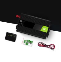 Green Cell ® měnič napětí 12V na 230V, 1000W/2000W Full Sine Wave (1)