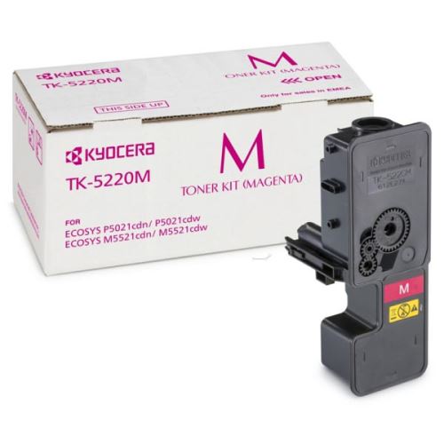 KYOCERA originální toner TK-5220M, 1T02R9BNL1, magenta, 1200str.