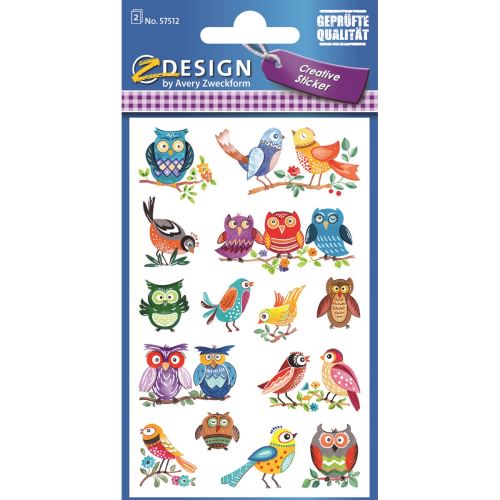 AVERY Z-DESIGN kreativní etikety - sovy
