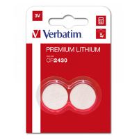 VERBATIM 49937 - CR2430 Baterie lithiová 3V blistr 2-pack cena za 1ks VERBATIM 49937 - CR2430 Baterie lithiová 3V blistr 2-pack cena za 1ks