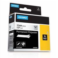 DYMO 622289, černý tisk/průhledný podklad, 5.5m, 12mm, RHINO permanentní polyesterová D