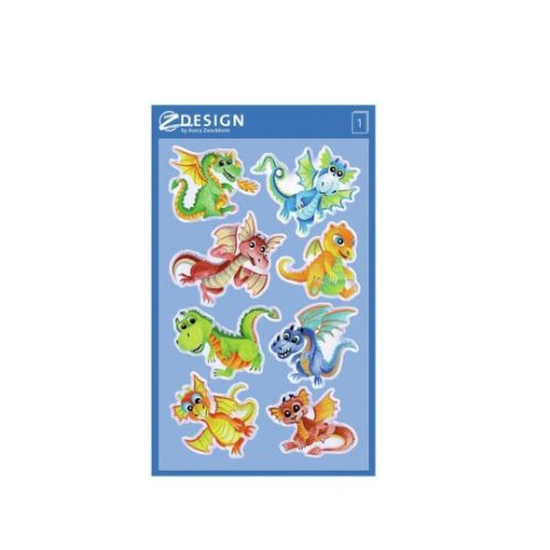 AVERY Z-DESIGN Dětské Glossy Dekorační etikety
3D Pryskyřice, lesklý draci - 57298