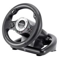 Volant Defender TURBO PRO, 10tl., USB, černý, s pedály, PS3,PS4,PC,Xbox One,Xbox Series X/ (1)