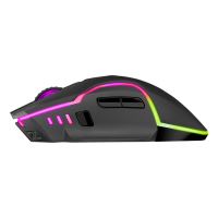 Myš bezdrátová, Defender Oneshot GM-067 LED, černá, optická, 3200DPI (2)