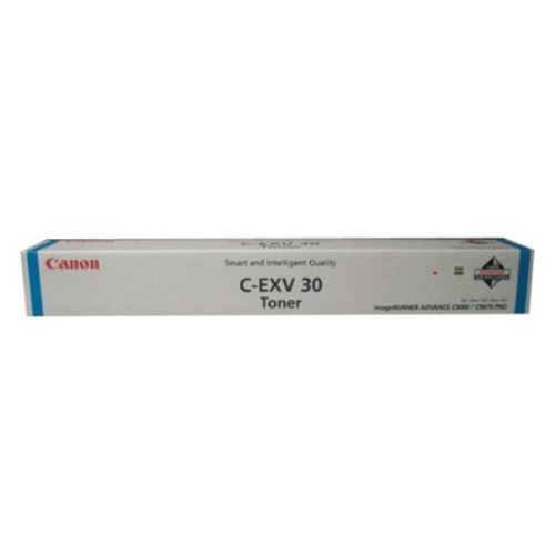 CANON originální toner C-EXV30 C, 2795B002, cyan, 54000str.