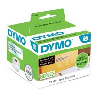 DYMO papírové štítky 89mm x 36mm, průhledné, velké, 260 ks, 99013, S0722410