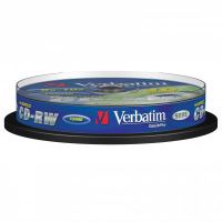 VERBATIM 43480 - CD-RW SERL Scratch Resistant 10-pack 700MB 12x 80min. 12cm bez možn VERBATIM 43480 - CD-RW SERL Scratch Resistant 10-pack 700MB 12x 80min. 12cm bez možn