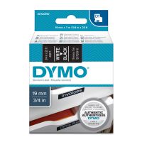 DYMO 45811, S0720910, bílý tisk/černý podklad, 7m, 19mm, D1 (1)