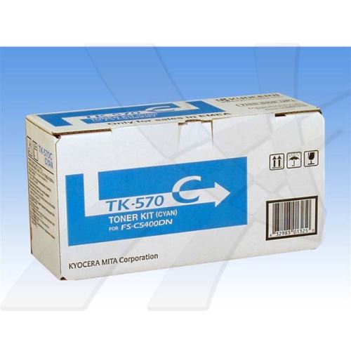 KYOCERA originální toner TK570C, 1T02HGCEU0, cyan, 12000str.