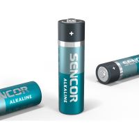 Baterie alkalická, AA (LR6), AA, 1.5V, Sencor, krabička, 40-pack, 5x8-pack (3)