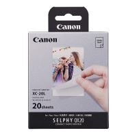 Canon Ink Paper Set XC-20L, XC-20L, sada inkoustu a fotopapíru papír, 20 výtisků, 54x85 mm
