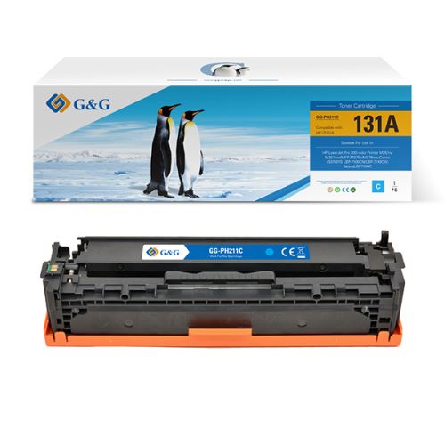 G&G kompatibilní toner s HP CF211A, CANON CRG731, NT-PH211C, HP 131A, cyan, 1800str.