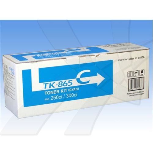 KYOCERA originální toner TK865C, 1T02JZCEU0, cyan, 12000str.