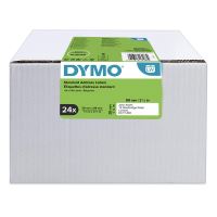DYMO S0722360 papírové štítky 89mm x 28mm, bílé, adresní, 24X130 ks