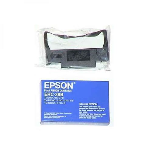 Epson originální páska do pokladny, C43S015374, ERC 38, černá, Epson TM-300, U 375, U 210,