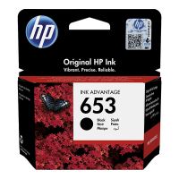 HP originální ink 3YM75AE, HP 653, black, 360str. HP originální ink 3YM75AE, HP 653, black, 360str.