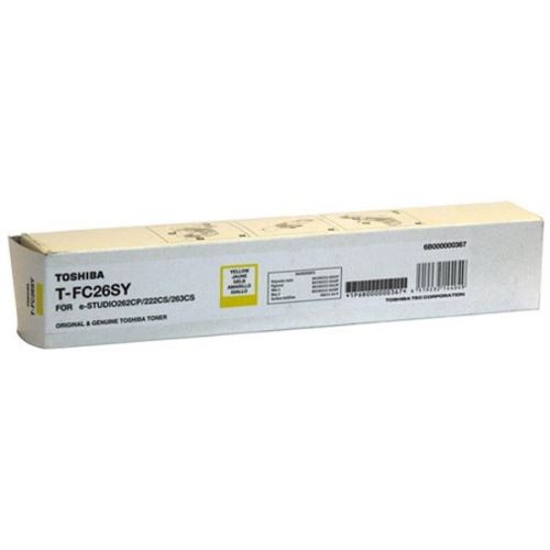 TOSHIBA originální toner TFC26SY6K, 6B000000569, 6B000001096, yellow, 6000str., high capac