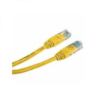 Síťový LAN kabel UTP patchcord, Cat.5e, RJ45 samec - RJ45 samec, 5 m, nestíněný, žlutý, ec Síťový LAN kabel UTP patchcord, Cat.5e, RJ45 samec - RJ45 samec, 5 m, nestíněný, žlutý, ec