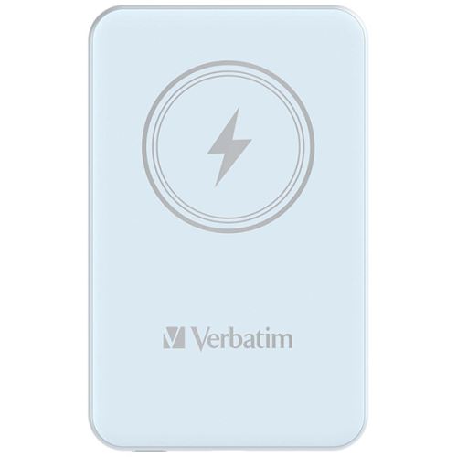 VERBATIM 32242 - 5 000mAh power banka s bezdrátovým nabíjením 5V nabíjení telefonu mag