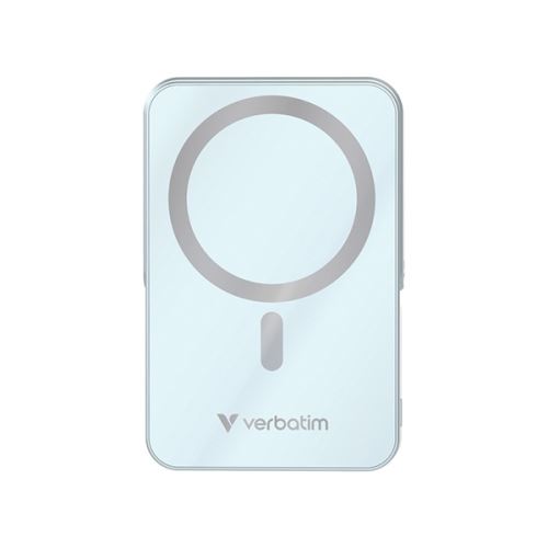 VERBATIM 32266 - 10 000mAh power banka s bezdrátovým nabíjením 5V nabíjení telefonu mag