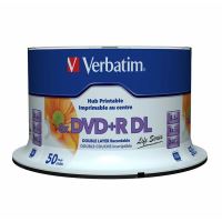 VERBATIM 97693 - DVD+R DL Double Layer Inkjet Printable 8.5GB 8x spindle 50-pack 12cm (1)