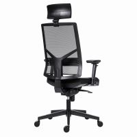 Powerton Kancelářské ergonomické křeslo Marie, Černé (3)