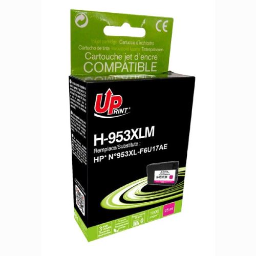 UPrint kompatibilní ink s F6U17AE, HP 953XL, H-953XLM, magenta, 1800str., 25ml, high capac