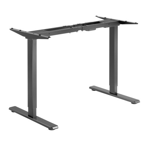 Rám stolu, elektricky nastavitelná výška, rozsah 500 mm, antikolizní systém, černý, 100 kg