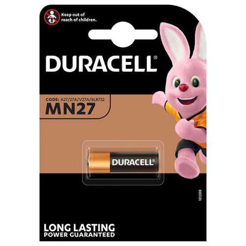 Baterie alkalická, 27A, 27A, MN27, Duracell, blistr, 1-pack, 42465