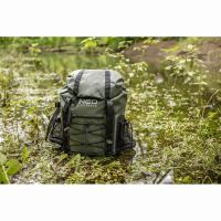 Outdoor batoh, zelený z polyuretanu, 63-131, voděodolný, nastavitelné popruhy, Neo Tools (7)