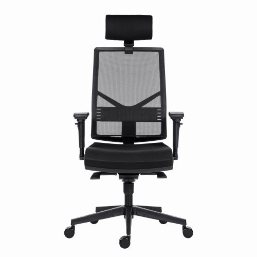 Powerton Kancelářské ergonomické křeslo Marie, Černé