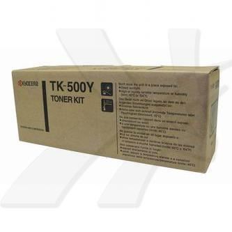 KYOCERA originální toner TK500Y, 370PD3KW, yellow, 8000str.
