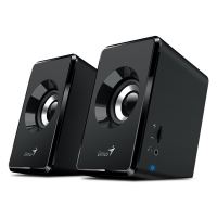 Genius reproduktory SP-U125, 2.0, 3W, černé, regulace hlasitosti, 3,5 mm jack (USB), 150Hz (1)